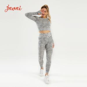Wholesale 215gsm Women'S Workout Outfit 2 Pieces Seamless Gym Clothes Set from china suppliers