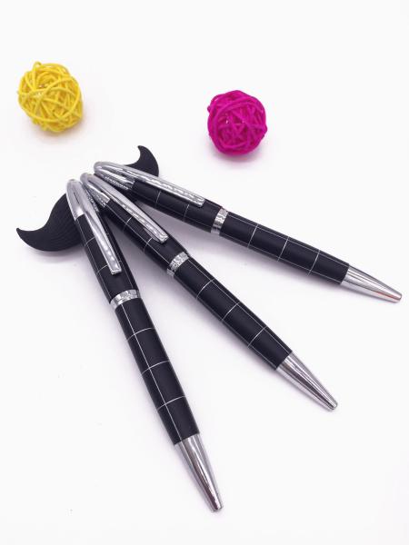 mini metal pen silver color metal ball pen with customized logo ball pen