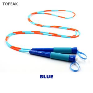 Wholesale Long Plastic Jump Rope Segmented Speed Training Gym Blue 2.8m from china suppliers