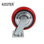 4 Inch/5 Inch/6 Inch/8 Inch Flat Plate Silk Pole Universal Industrial Caster