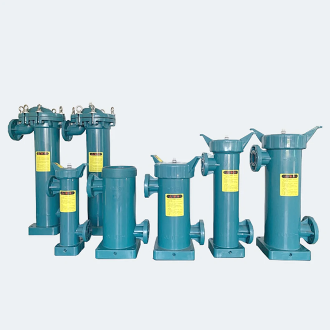 Weight 60KG Size 4 102X410mm PP Single Bag Filter Housing for Machinery Repair Shops
