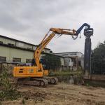 excavator Plastic Sheet Pile Driving Vibro Hammer for Plastic Sheet