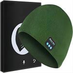 Music Play Phone Calls Wireless Bluetooth Cap Headphone Music Knit Cap 3 Buttons