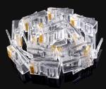 ROHS Metal Network Cable Accessories 8p8c Connector Modular Plug