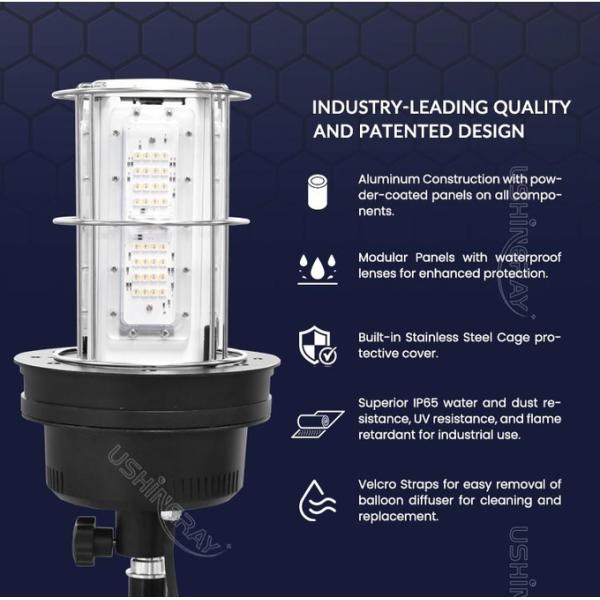 Portable Led Tower 320W RGB Led Balloon Lamp For Parties And Special Events