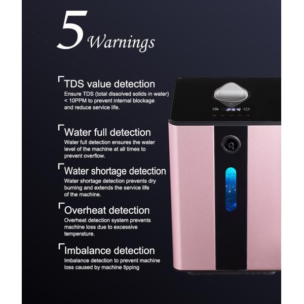 WEIZI 150ml Hydrogen Inhaler with PEM SPE Tech 85W AC90-240V