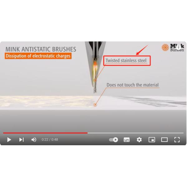 316L Stainless Steel Twisted Thread Antistatic Protection Against Electrostatic Charge