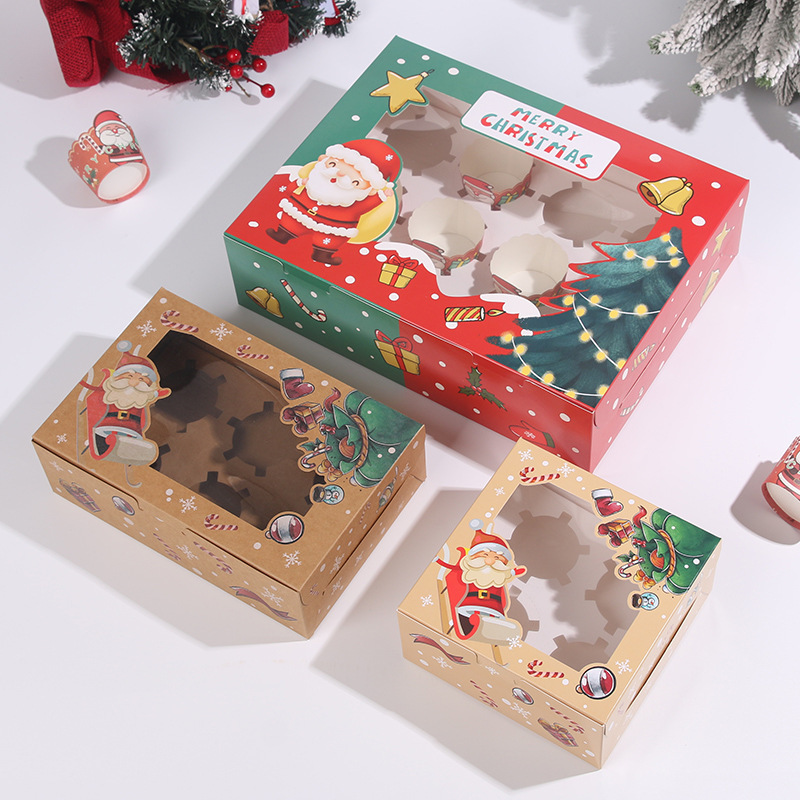 2025 Luxury Christmas Holiday Gift Boxes Kraft Paper Packing Festive Custom Printed Gift Boxes for Holiday Season