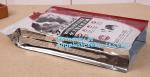 FDA Grade High Barrier Aluminum Foil Side Gusset Quad Sealed Customized Pet Dog
