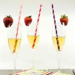 Sturdy And Thick Polka Dot Paper Straws Durable Compostable FDA Approved