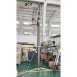 15m lockable pneumatic telescopic mast 30kg payloads 2.8m closed height mobile