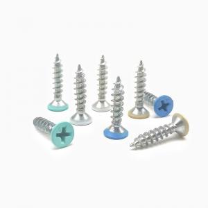 Wholesale DIN Color Paint Self-Tapping Paint Furniture Screw Cross from china suppliers