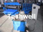0.25 - 0.8mm Thickness 18 Forming Stations Double Deck Roll Forming Machine
