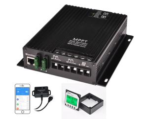 Wholesale 12V 24V 30A Dual Battery MPPT Solar Charge Controller For RVs Caravan Boat from china suppliers