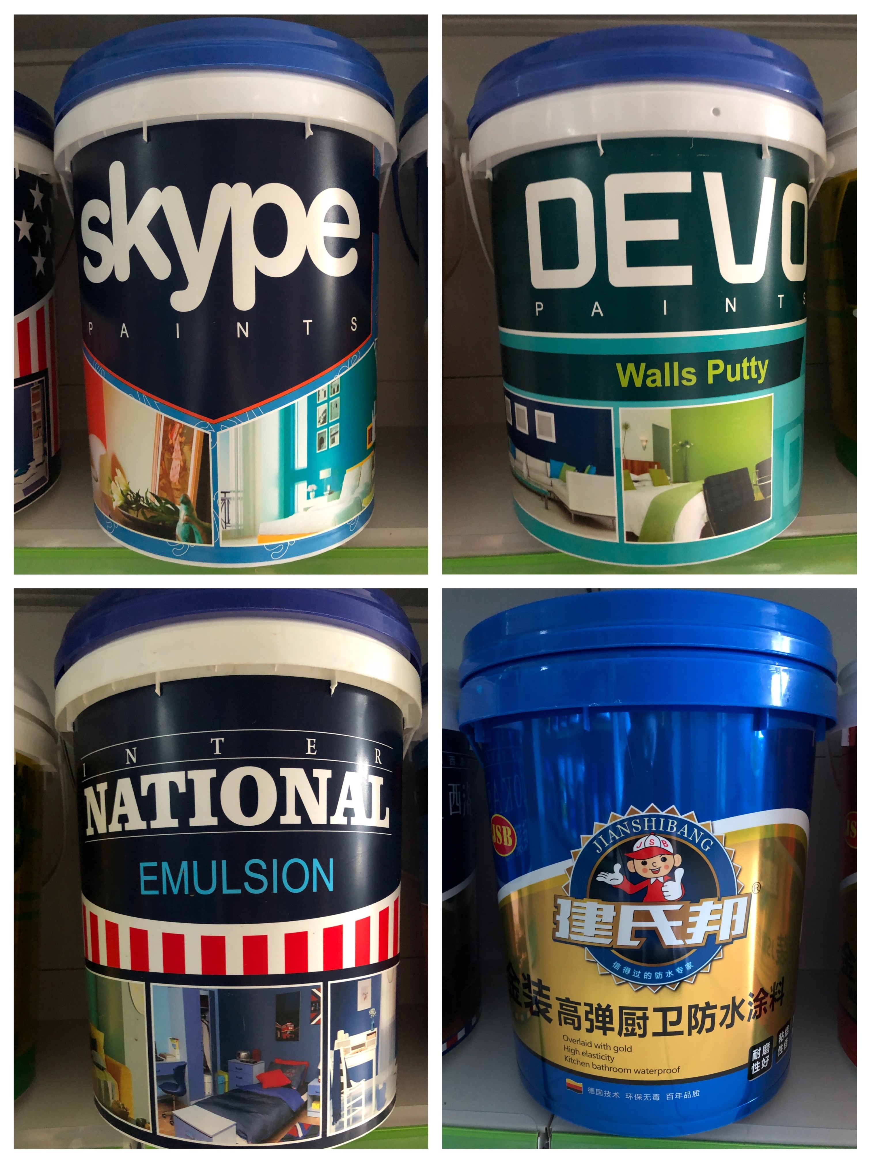 16kg Plastic Lubricant Bucket With Waterproof Paint