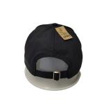 OEM Organic Cotton Baseball Cap / Blank Rubber Patch Caps Eco Friendly