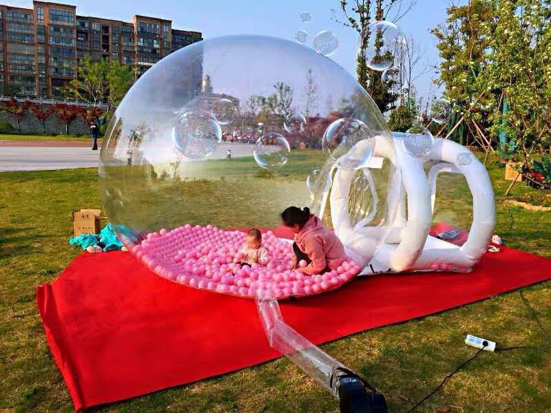 Blower Air Pump Inflatable Bubble House Tiny Customized Color