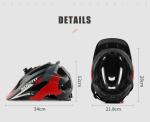 Breathable MTB Mountain Bike Helmet 415g EPS Material 8-15 Air Vents