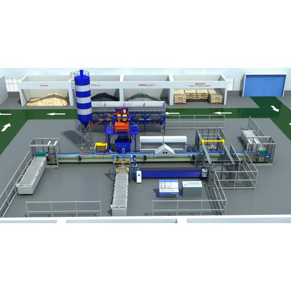 Fully Automatic Fence Panel Production Line Artificial Stone Making Machine