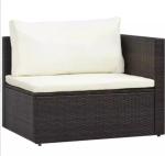Indoor/Outdoor Furniture Sets Rattan All-Weather Washable Cushions with Coffee