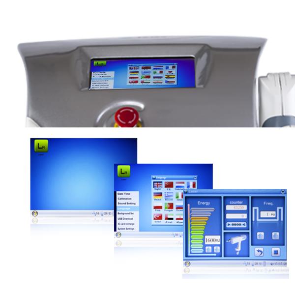 500w Laser Tattoo Removal Equipment , Stationary Q Switched Nd Yag Laser Machine