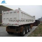 High Capacity Dump Semi Trailer Extra Durability Designed For Mining Transport