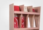 Durable Corrugated Floor Displays Gloss PP Lamination For Retail Clothes