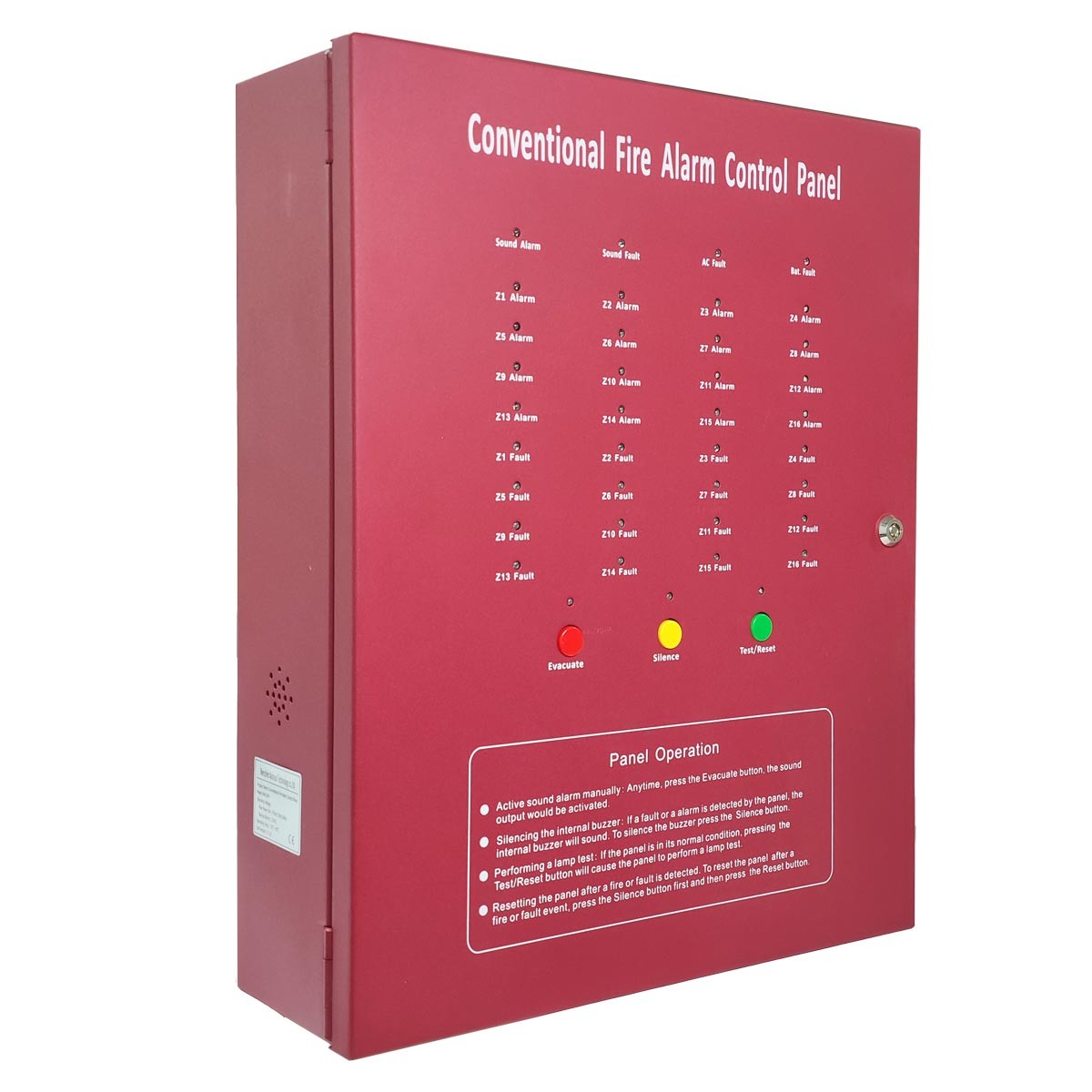 Efficient 16-Zone Conventional Fire Alarm Panel XHA1016 - AC220V Powered for Enhanced Fire Safety Solutions