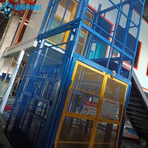 Wholesale Double Door Two Floors 6 m Warehouse Cargo Elevator Steel Heavy Loads Hydraulic Lifts from china suppliers