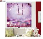 100% blackout custom printed blinds 3d printed roller blinds digital printing