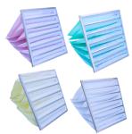 Aluminum Or Galvanized Frame F5 Bag Air Filters Medium Efficiency