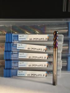 Wholesale MAE PLUS Coated Carbide End Mill for Non-Ferrous Metals Aluminium and Copper Processing Φ6.0x20x6Dx75mm from china suppliers