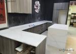 Polished Quartz Table Top Artificial Quartz Stone For Kitchen Countertops