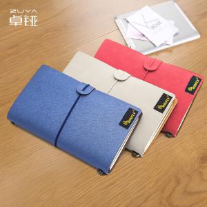 Wholesale Customized PU Leather Colorful Notebook Cover A5 A6 Block Book Cover from china suppliers