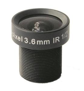 Wholesale 3.0MP 3.6mm 96 Degree CCTV Lens, M12 F2.0 1/2&quot; IR MTV Lens from china suppliers