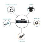 Professional Quadruple Display Endoscope Camera For ENT Laparoscopy Hysteroscopy