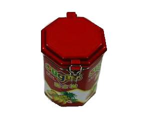 Wholesale Hinged Lids Sealed Tin Cans , Small Tea Coffee Spice Food Storage Containers from china suppliers