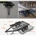 New Zealand AZ150 Light Steel Prefab Mobile Home Trailer Caravans Tiny House On
