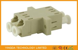 Wholesale LC Multimode Fiber Optic Adapter Coupler Duplex Ceramic Ferrule , LC Fiber Adaptor from china suppliers