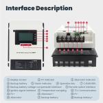 700W PV Input 50A DC DC Charger IP32 Protection 12V Starter Battery Charger