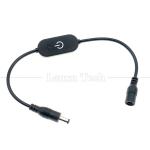 12V Male to Female 5.5x2.1 Barrel Jack DC Power Led Dimmer Switch Cable for Led