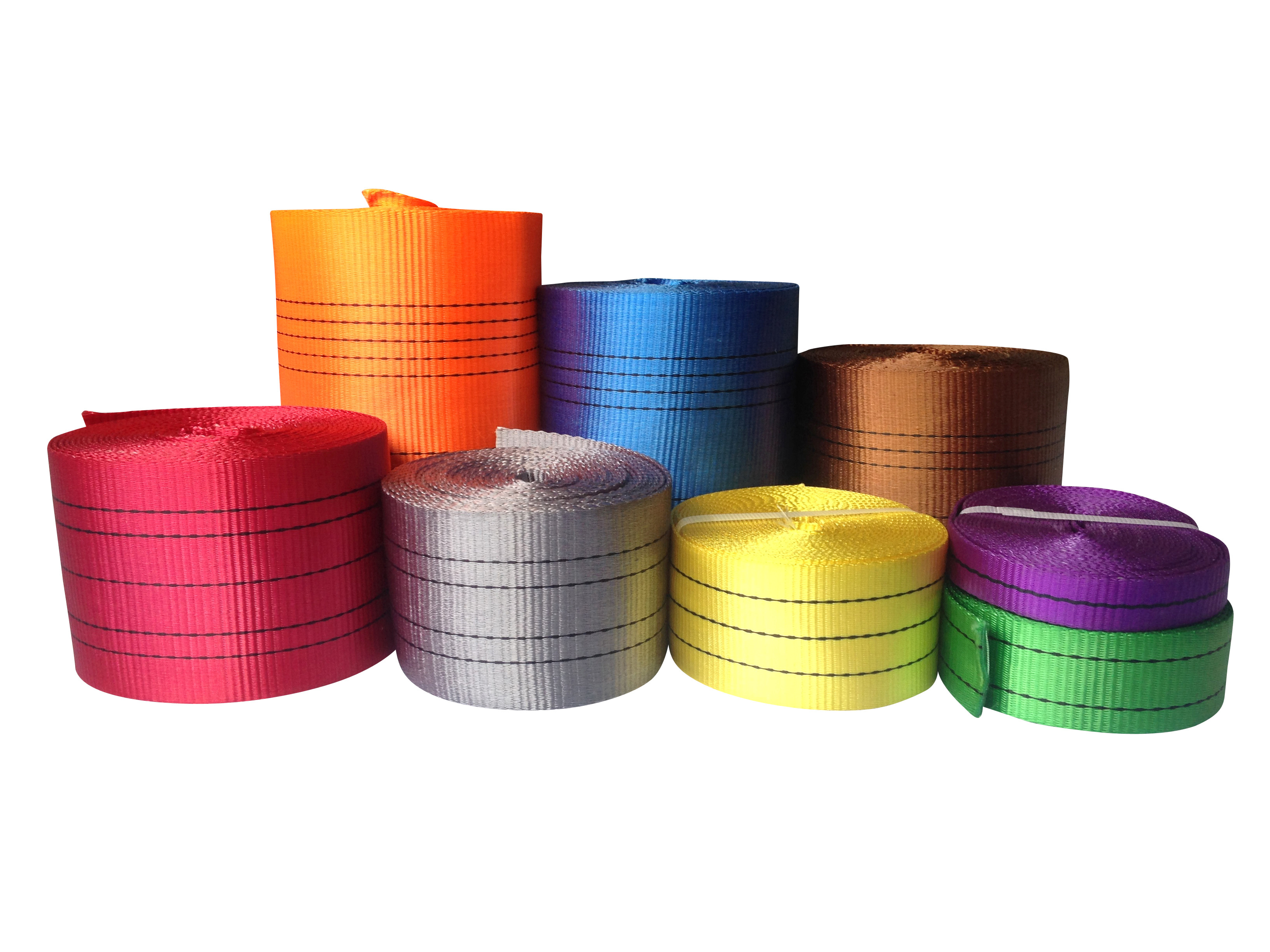 5T Duplex Endless Polyester Webbing Sling Double Layers Lifting Sling