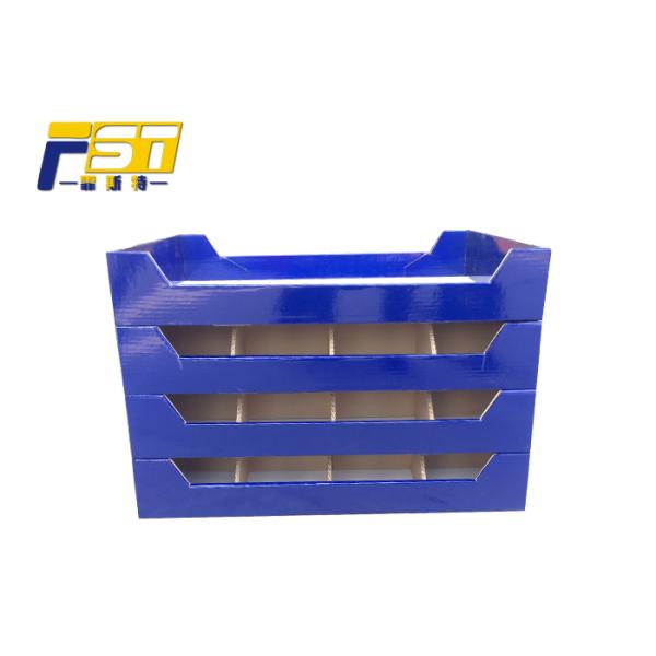 Heavy Duty Colored Corrugated Boxes UV Coating Serviceable High Load-Bearing Capacity