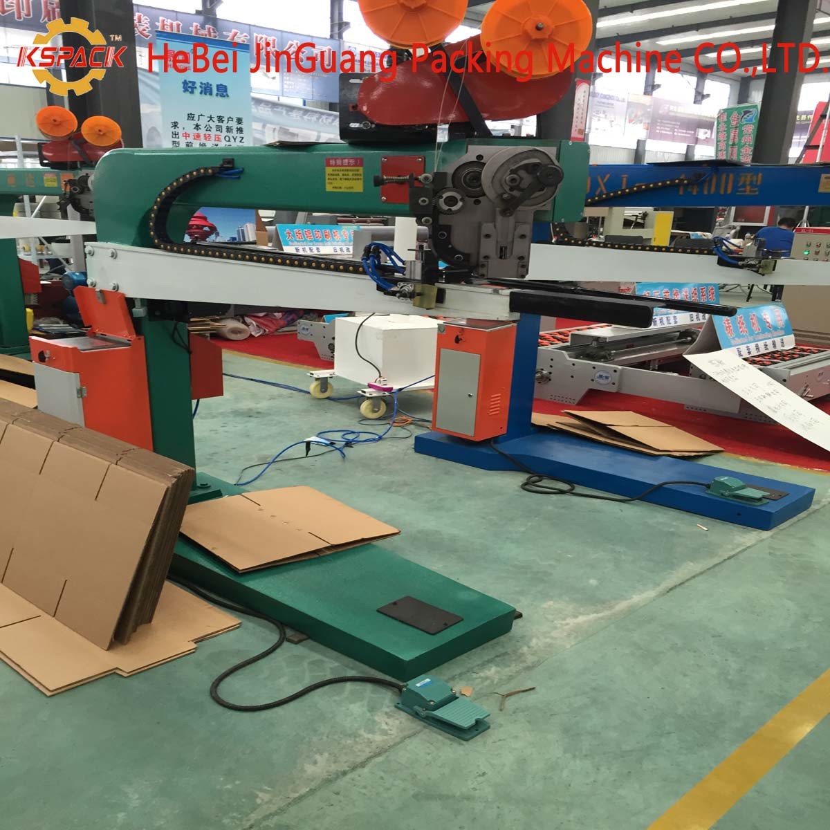 Customizable Double Servo Semi Auto Nail Box Machine 7.5kw 1200-2200