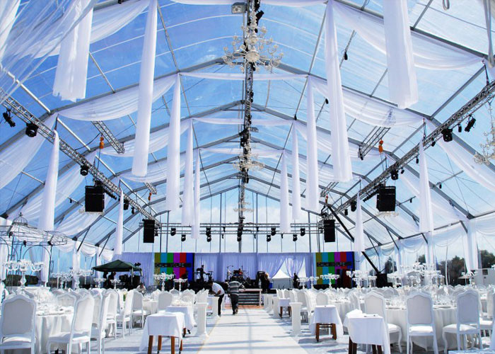 Transparent 500 People Event Marquee Tents For Party