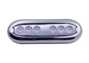 Wholesale Oblong Stainless Steel Waterproof IP68 LED Boat Light / RV Courtesy Lights from china suppliers