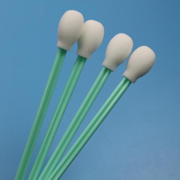 180mm Lint Free Extra Long Handle Round Sponge Cleanroom Swab Printer Cleaning Circular Foam Swab