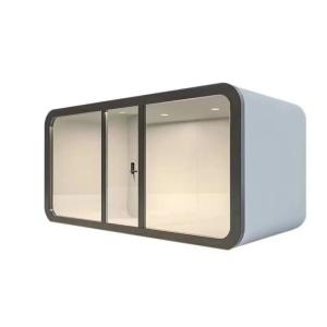 Wholesale Hotel Prefabricated Tiny Smart Space Capsule House with Rock Wool Sandwich Panel Wall from china suppliers