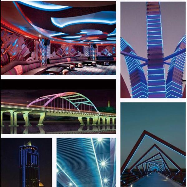 RGB NEON LED Strip Soft With Seven Changing Colors / SMD 5050 RGB LED Strip