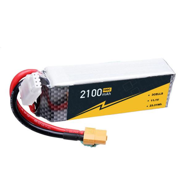 7.4v 11.1v 14.8v 22.2V 3s 4s 6s 2100mah 100C lipo battery for RC Drone car
